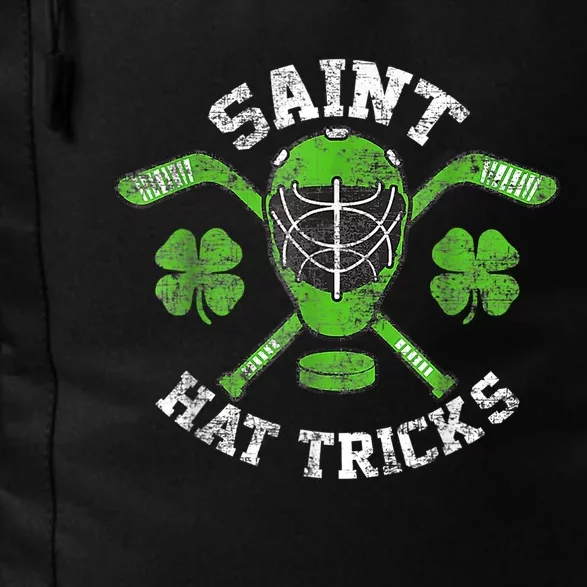 Saint Hattrick St Patrick's Day Hockey Hat Tricks Boy Daily Commute Backpack