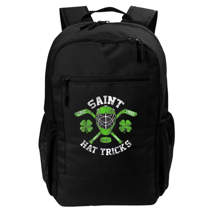 Saint Hattrick St Patrick's Day Hockey Hat Tricks Boy Daily Commute Backpack