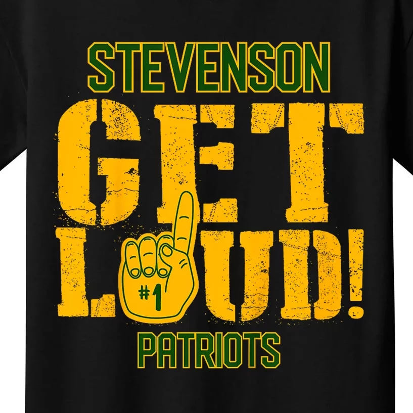 Stevenson High School Get Loud Patriots Kids T-Shirt