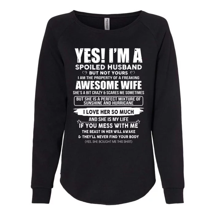 Spoiled Husband Womens California Wash Sweatshirt