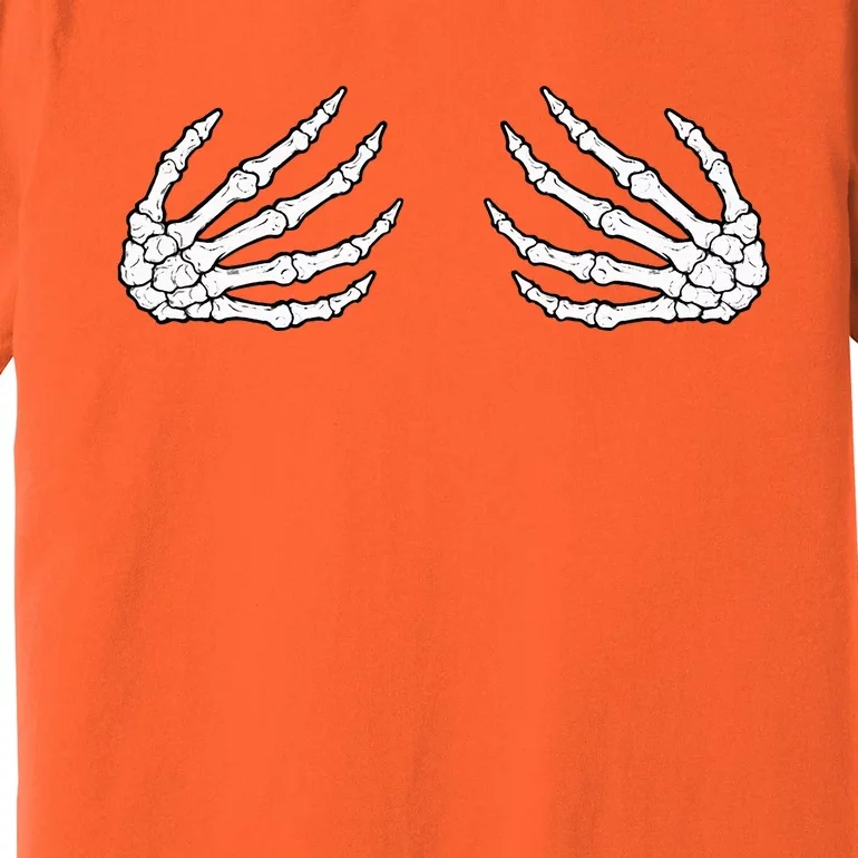 Skeleton Hands Spooky Halloween Rock Band Tees Premium T-Shirt