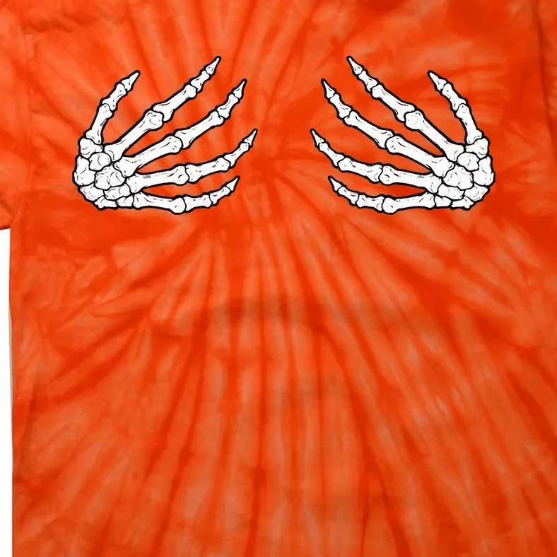 Skeleton Hands Spooky Halloween Rock Band Tees Tie-Dye T-Shirt