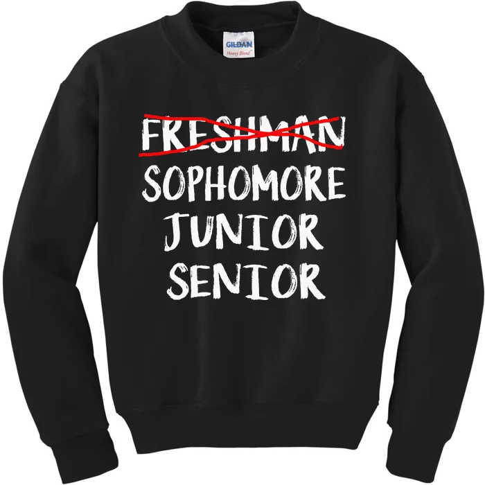 Sophomore High School Freshman College Freshman Graduation Kids Sweatshirt