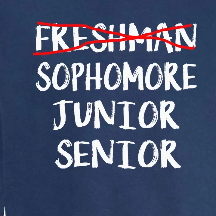 Sophomore High School Freshman College Freshman Graduation Garment-Dyed Sweatshirt