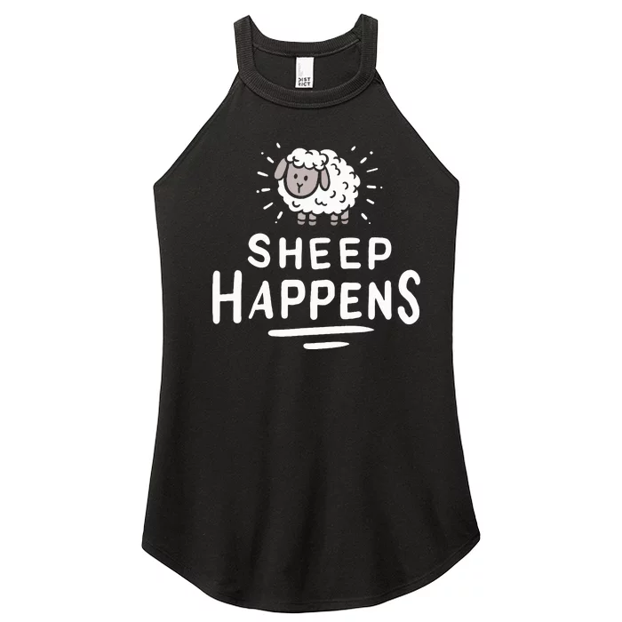 S.H.E.E.P Happens Women’s Perfect Tri Rocker Tank