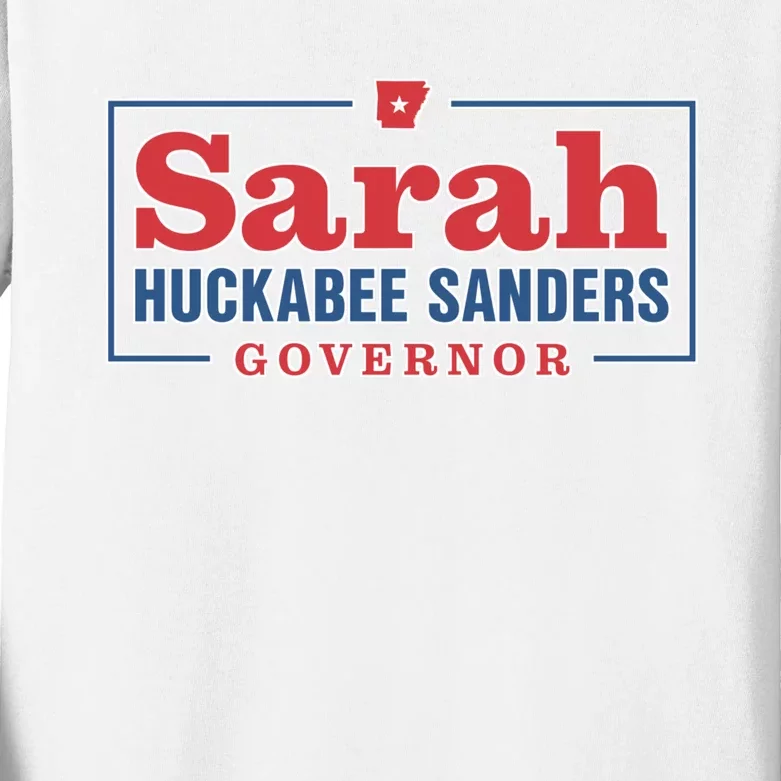 Sarah Huckabee Sanders Governor Kids Long Sleeve Shirt