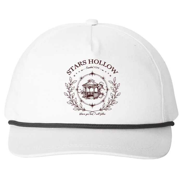 Stars Hollow Snapback Five-Panel Rope Hat