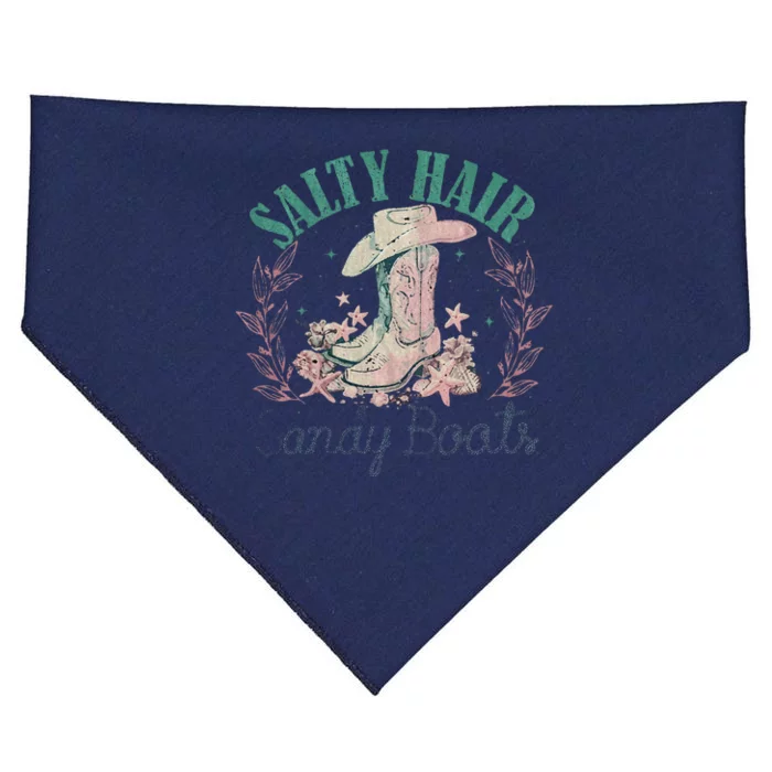 Salt Hair Sandy Boots Western Summer Cowgirl USA-Made Doggie Bandana