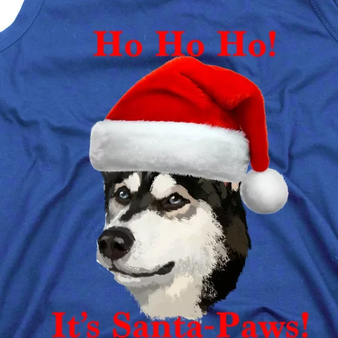 Siberian Husky Santa Paws Gift Tank Top