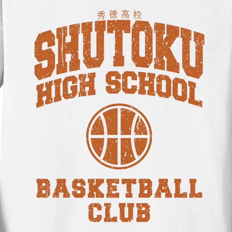 Shutoku High School Kids Long Sleeve Shirt