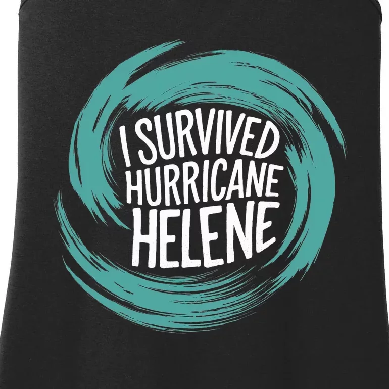 Survived Hurricanehelene Ladies Essential Tank