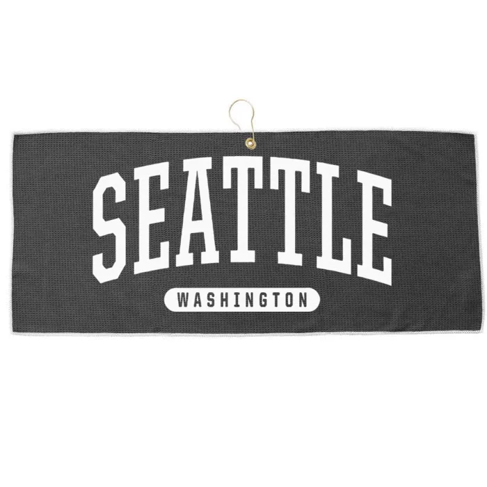 Seattle Hoodie Swea College University Style USA Large Microfiber Waffle Golf Towel