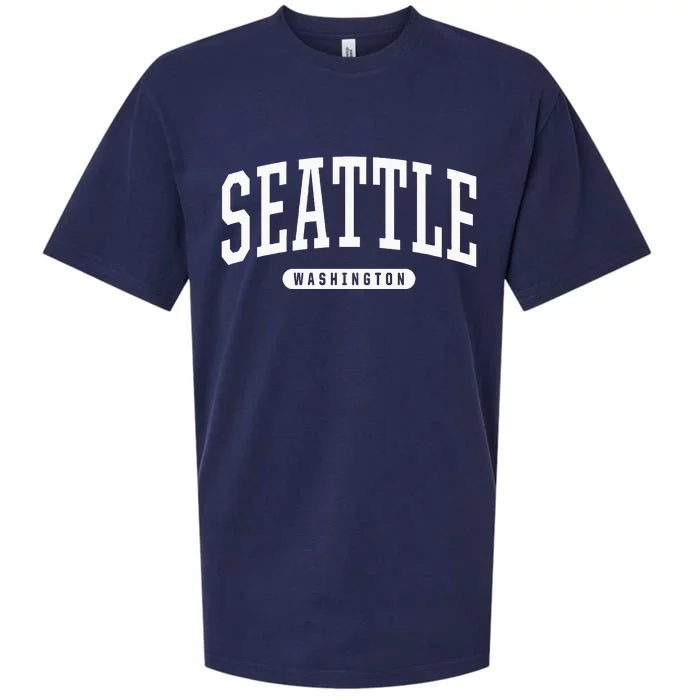 Seattle Hoodie Swea College University Style USA Sueded Cloud Jersey T-Shirt