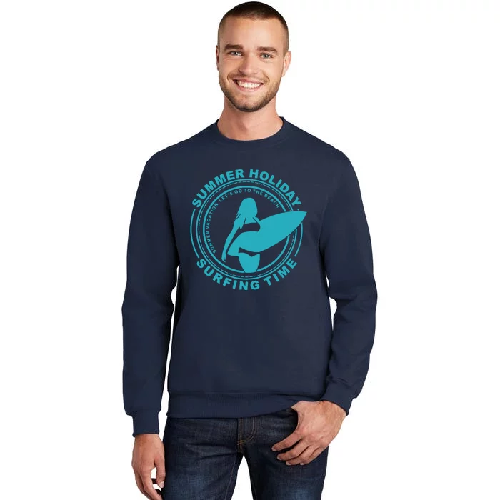 Summer Holiday Surfing Time Sweatshirt