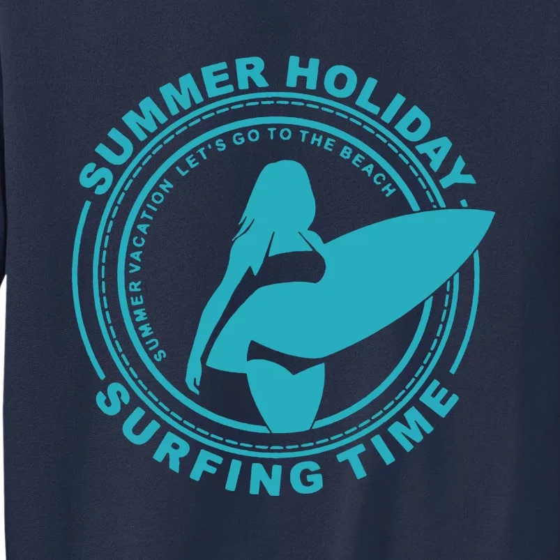 Summer Holiday Surfing Time Sweatshirt