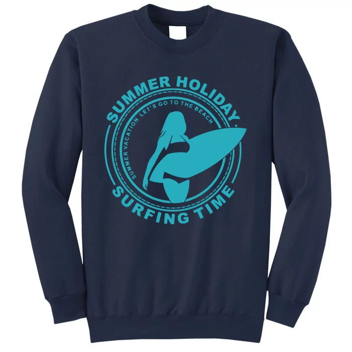 Summer Holiday Surfing Time Sweatshirt