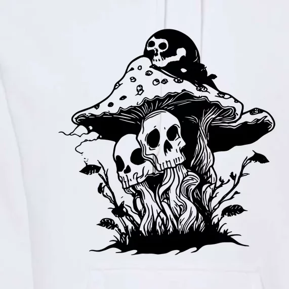 Skeleton Halloween Skull Party Premium Hoodie