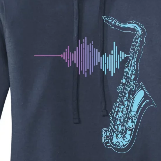 Saxophone Heartbeat Women's Pullover Hoodie