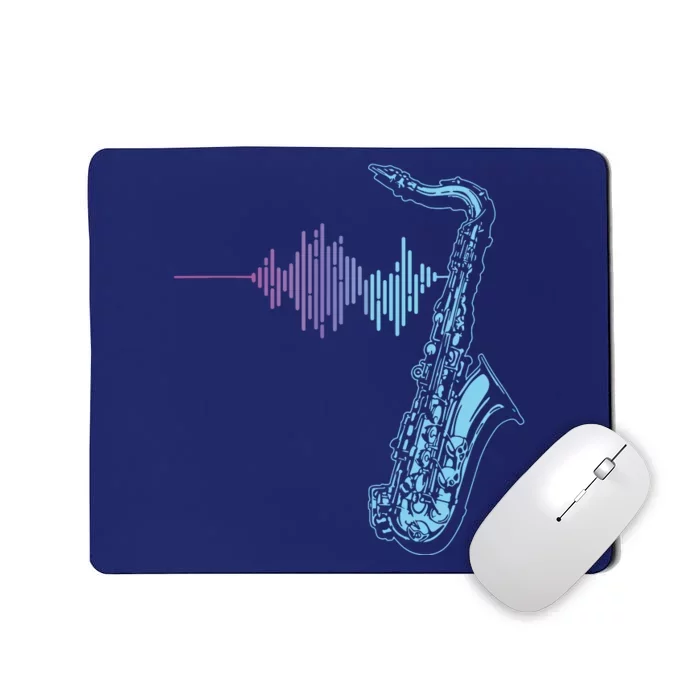 Saxophone Heartbeat Mousepad