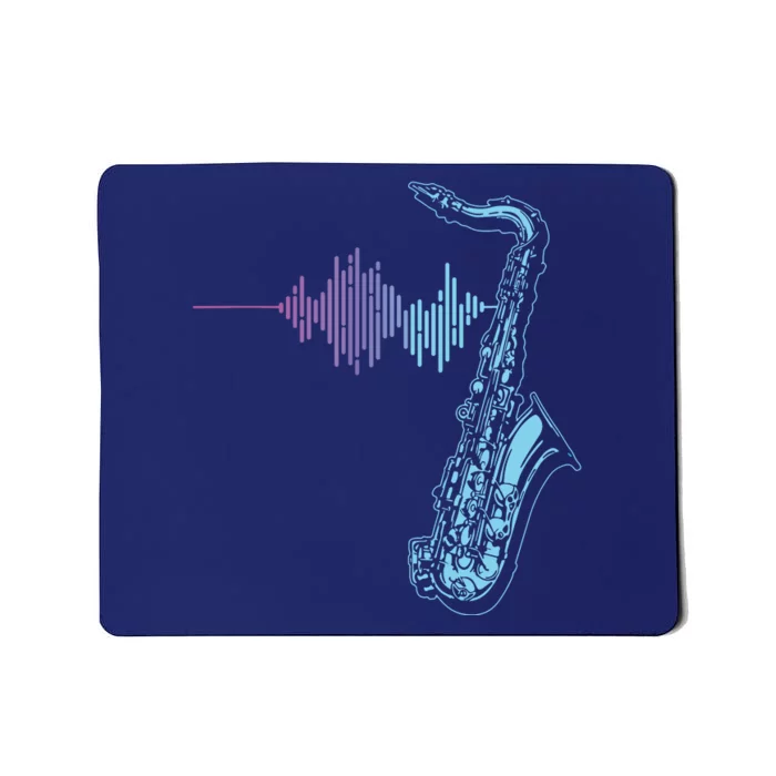 Saxophone Heartbeat Mousepad