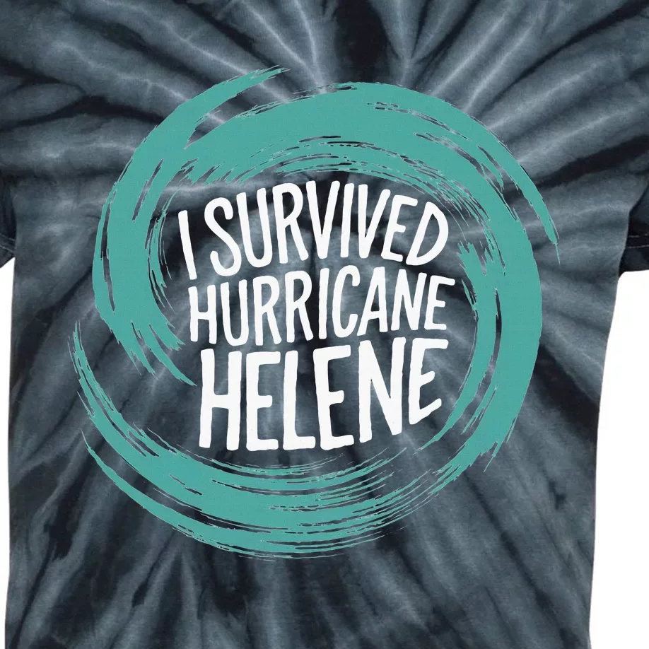 Survived Hurricane Kids Tie-Dye T-Shirt