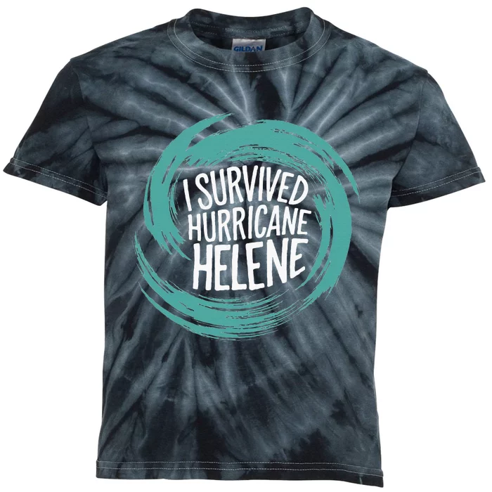 Survived Hurricane Kids Tie-Dye T-Shirt