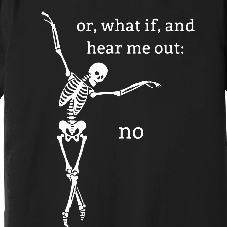 Spooky Halloween Skeleton Design - Unique and Fun! Premium T-Shirt