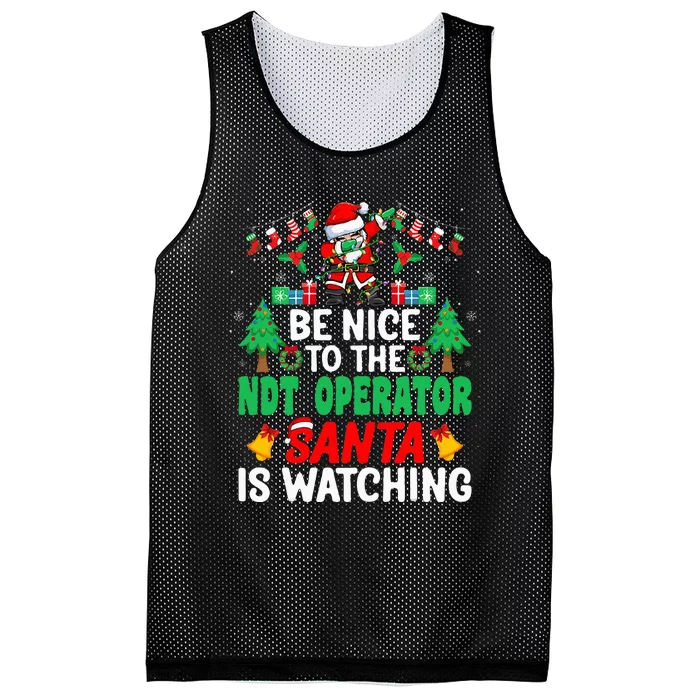 Santa's Helper Spread Holiday Cheer with NDT Operator Gifts Mesh Reversible Basketball Jersey Tank