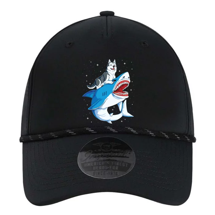 Siberian Husky Shark Jawsome Dog Lover Gifts Space Galaxy Performance The Dyno Cap