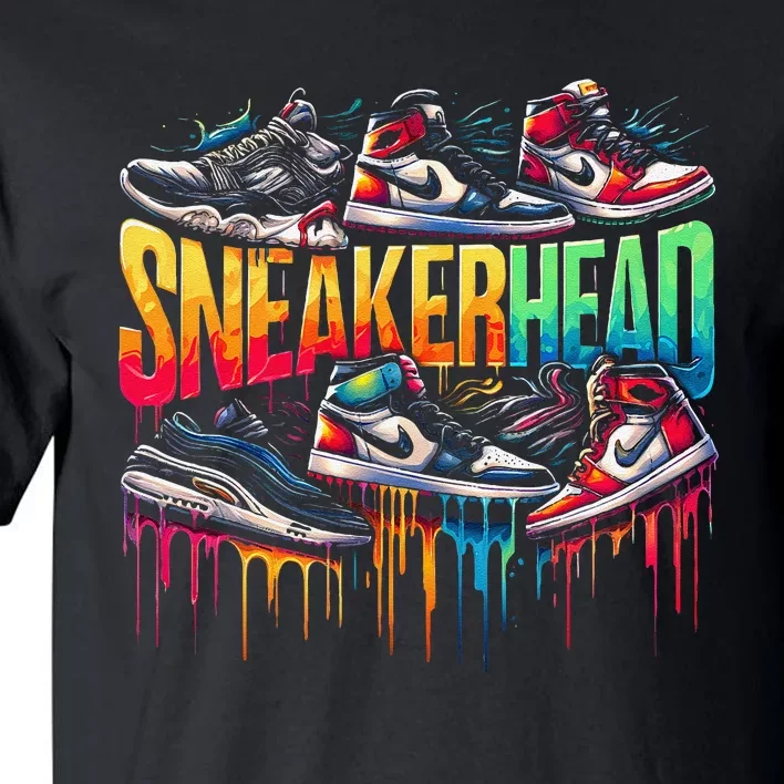 Sneaker Head Streetwear Style Gift Tall T-Shirt