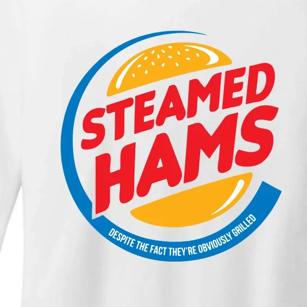 Steamed Hams Womens CVC Long Sleeve Shirt