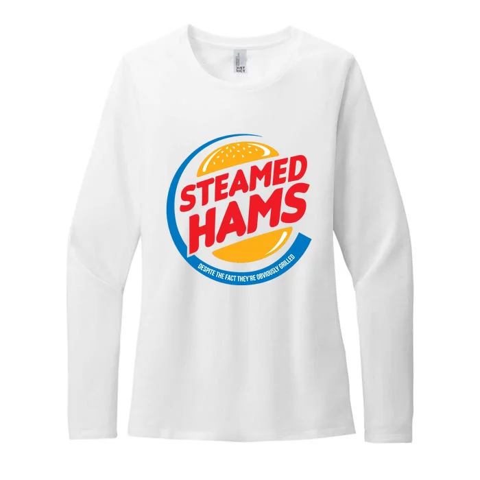 Steamed Hams Womens CVC Long Sleeve Shirt