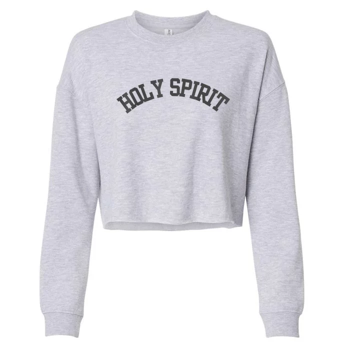 S Holy Cropped Pullover Crew