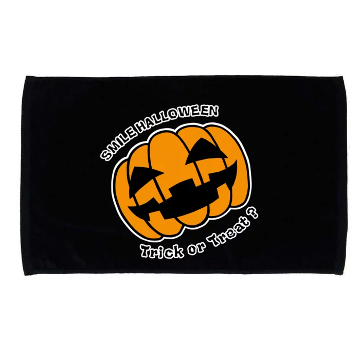 Smile Halloween Microfiber Hand Towel