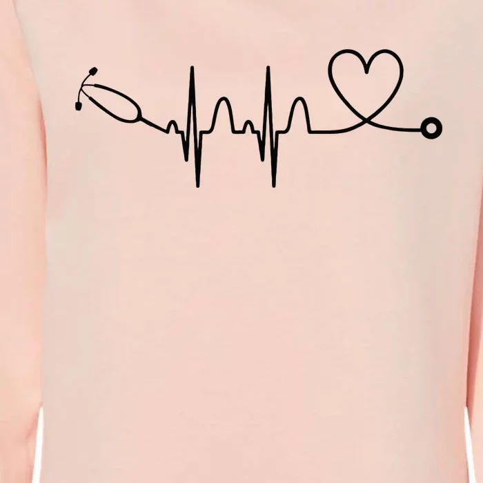 Stethoscope Heartbeat Stethoscope Gift For Doctor & Nurse Womens California Wash Sweatshirt