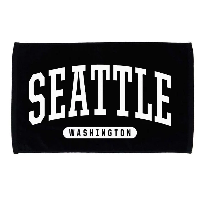 Seattle Hoodie Swea College University Style USA Microfiber Hand Towel