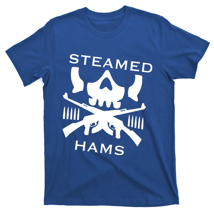 Steamed Hams Skull Guns T-Shirt