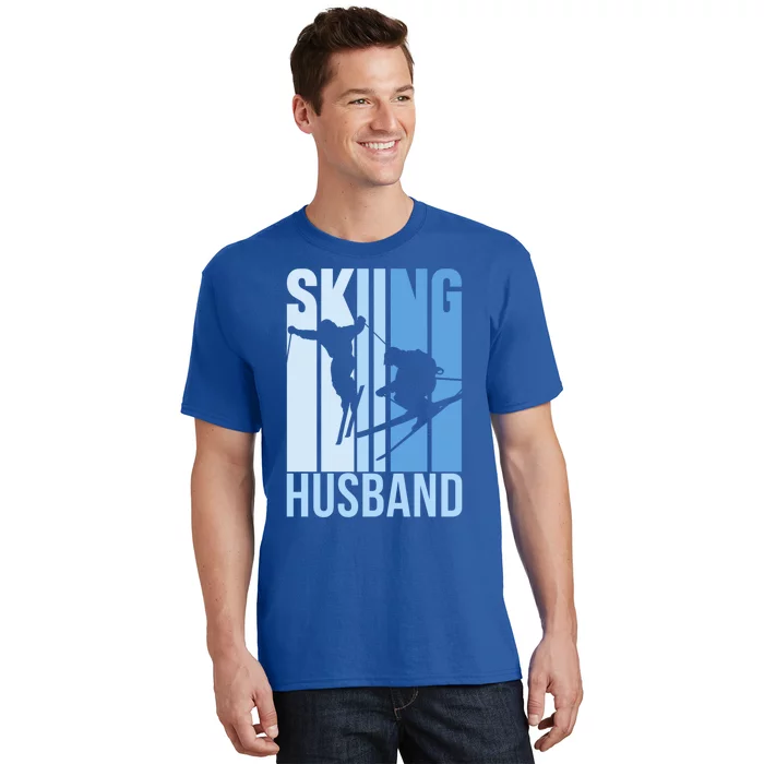 Skiing Husband Ski Skier Skiers Hobby Great Gift T-Shirt