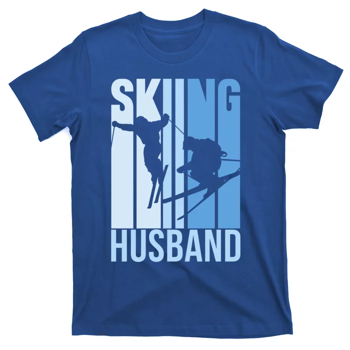 Skiing Husband Ski Skier Skiers Hobby Great Gift T-Shirt