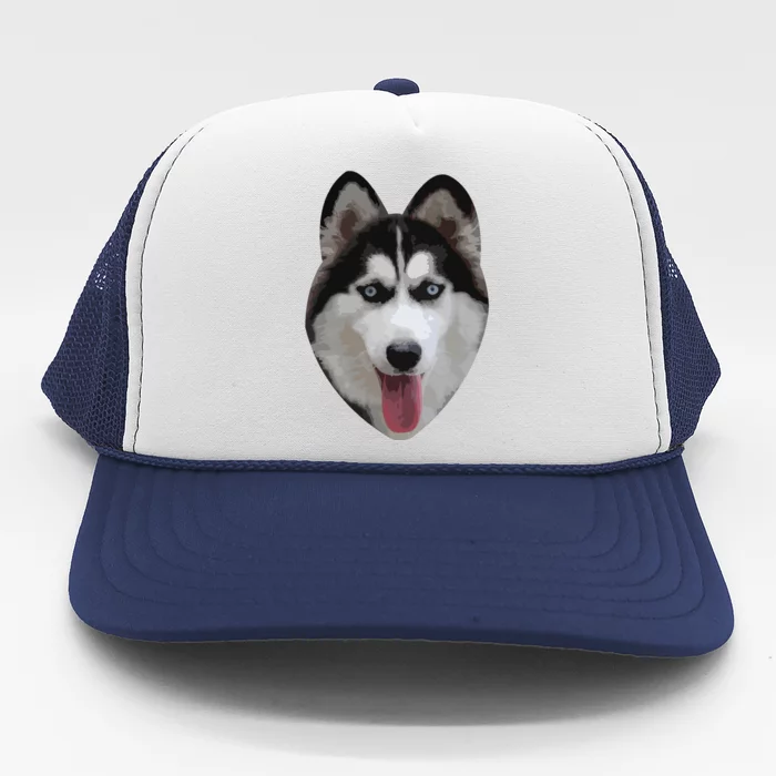 Siberian Husky Trucker Hat