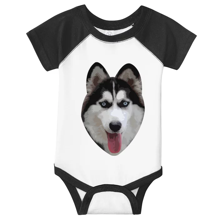 Siberian Husky Infant Baby Jersey Bodysuit