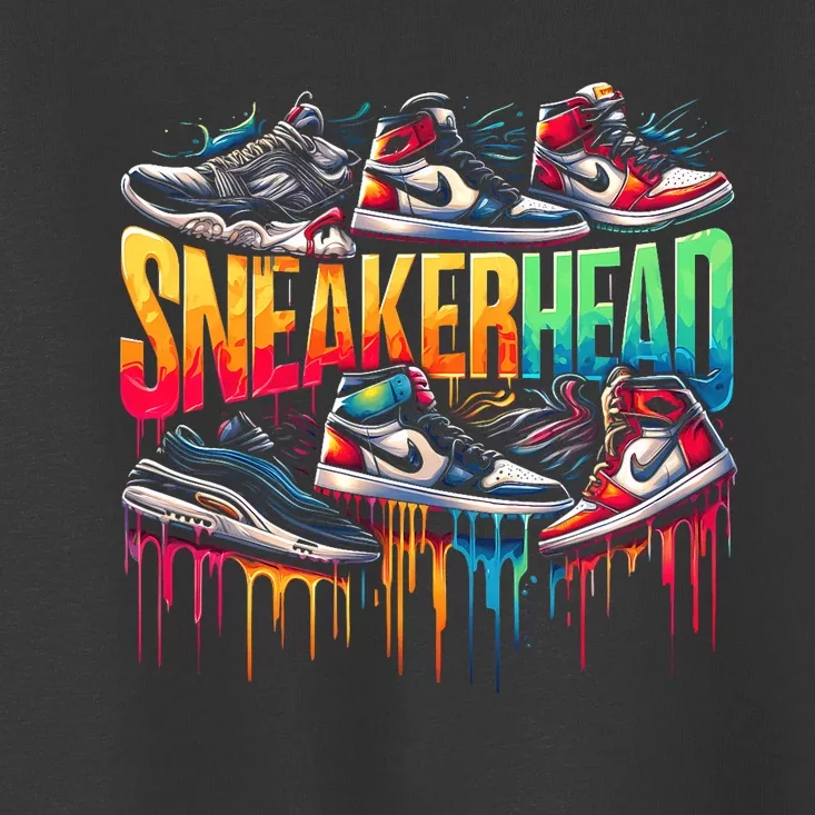 Sneaker Head Streetwear Style Toddler T-Shirt