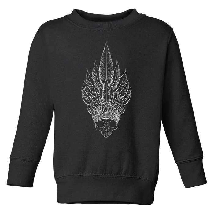 Skull Headdress Toddler Sweatshirt