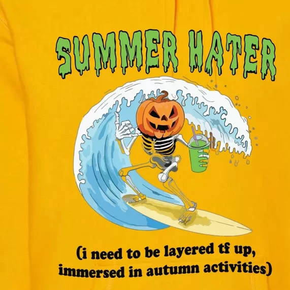 Summer Hater Premium Hoodie