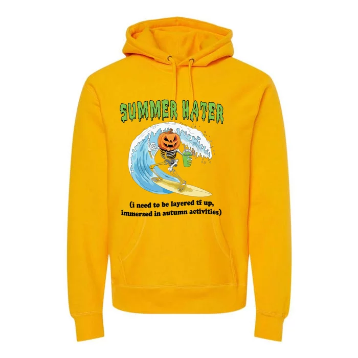 Summer Hater Premium Hoodie