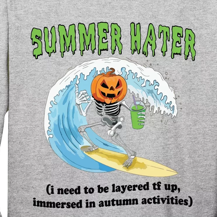 Summer Hater Tall Long Sleeve T-Shirt