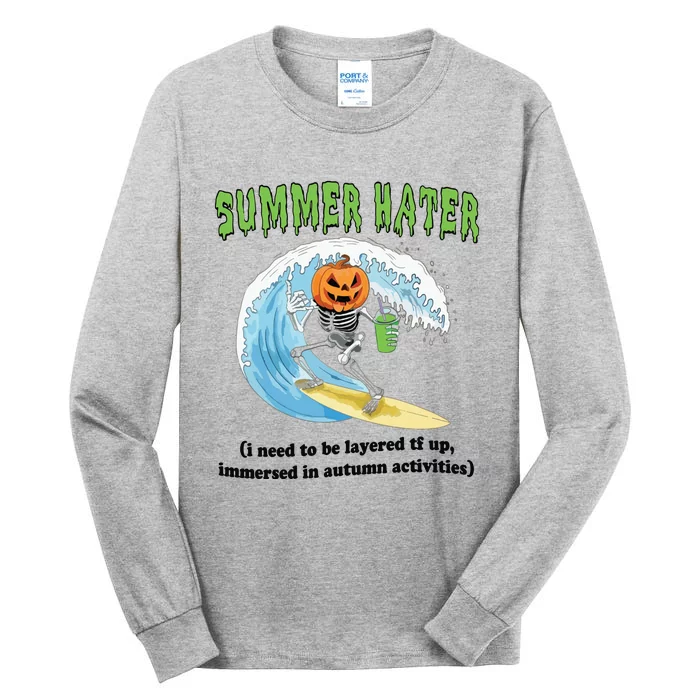 Summer Hater Tall Long Sleeve T-Shirt