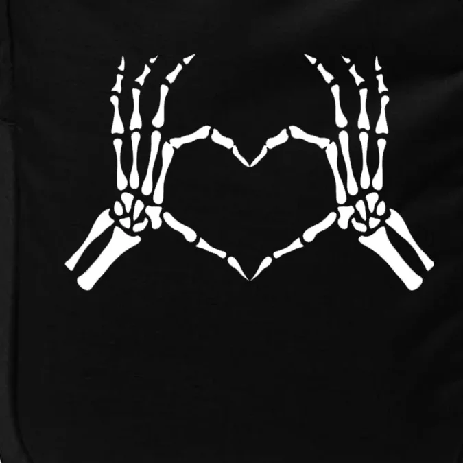 Skeletons Hands Shaped Heart Halloween Impact Tech Backpack