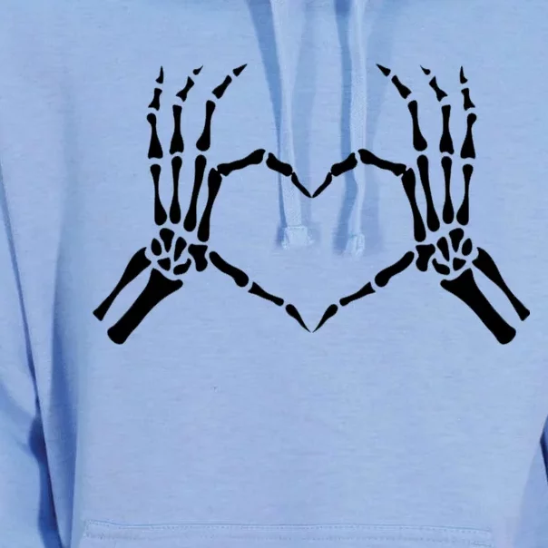 Skeletons Hands Shaped Heart Halloween Unisex Surf Hoodie