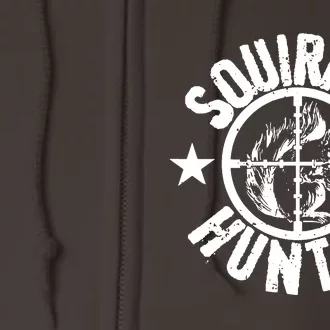 Squirrel Hunter Full Zip Hoodie